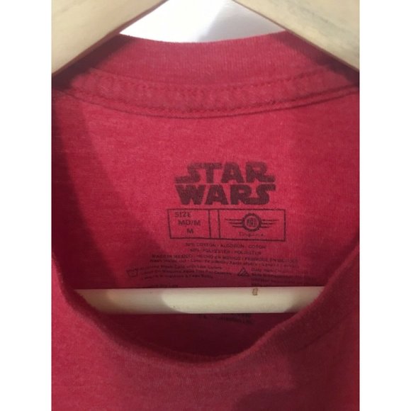 STAR WARS LOGO t-shirt by STAR WARS Millennium Falcon Within‎ Letters Men Sz M - Picture 2 of 4